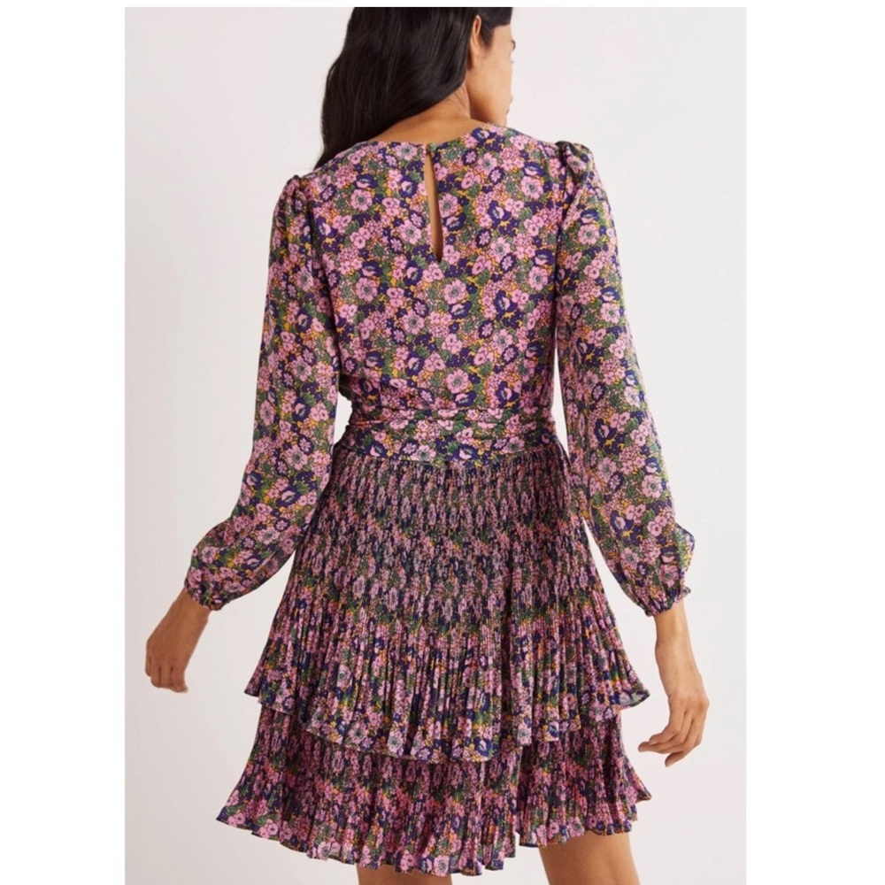 Boden Plisse Skirt Mini Dress